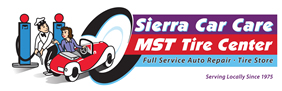 Sierra Car Care and MST Tire Center Logo